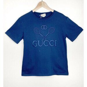 NWTGucci kids tennis short T-shirt in blue Size 10